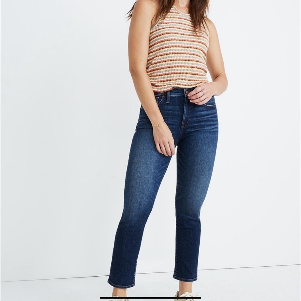 Madewell Slim Straight‎ in Hammond Blue Jeans Size 24